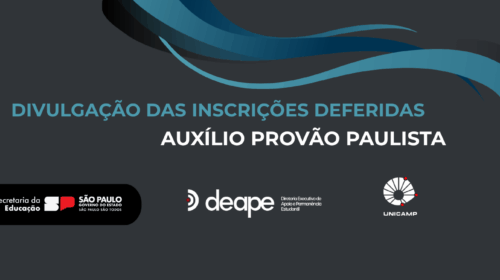 inscrições deferidas auxílio provão paulista